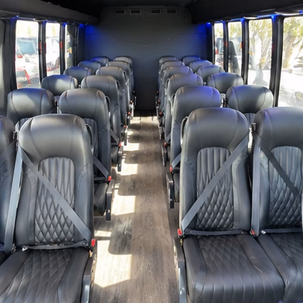 find minibuses and charter buses for mayborn science and technology center trips