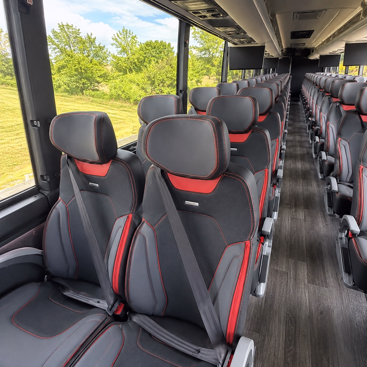 killeen charter bus rental interior